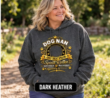 Personalised Dog Nan Classic Hoodie – Custom Dog Photo & Name