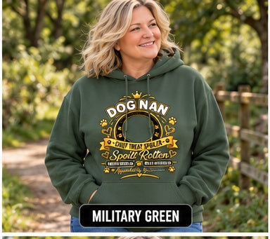 Personalised Dog Nan Classic Hoodie – Custom Dog Photo & Name