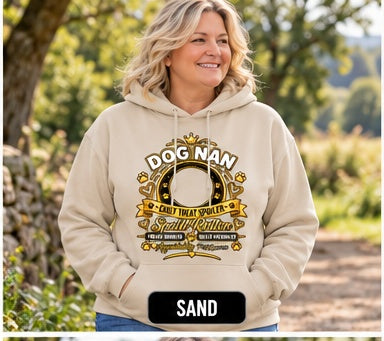 Personalised Dog Nan Classic Hoodie – Custom Dog Photo & Name
