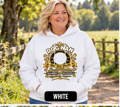 Personalised Dog Nan Classic Hoodie – Custom Dog Photo & Name