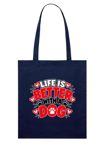 Personalised I Thought I Rescued My Dog – He Double-Sided Tote Bag