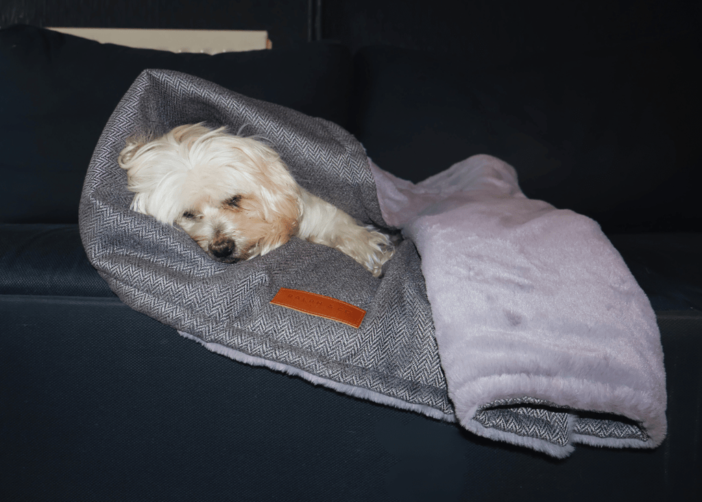 The Balmoral Luxury Herringbone Reversible Dog Blanket