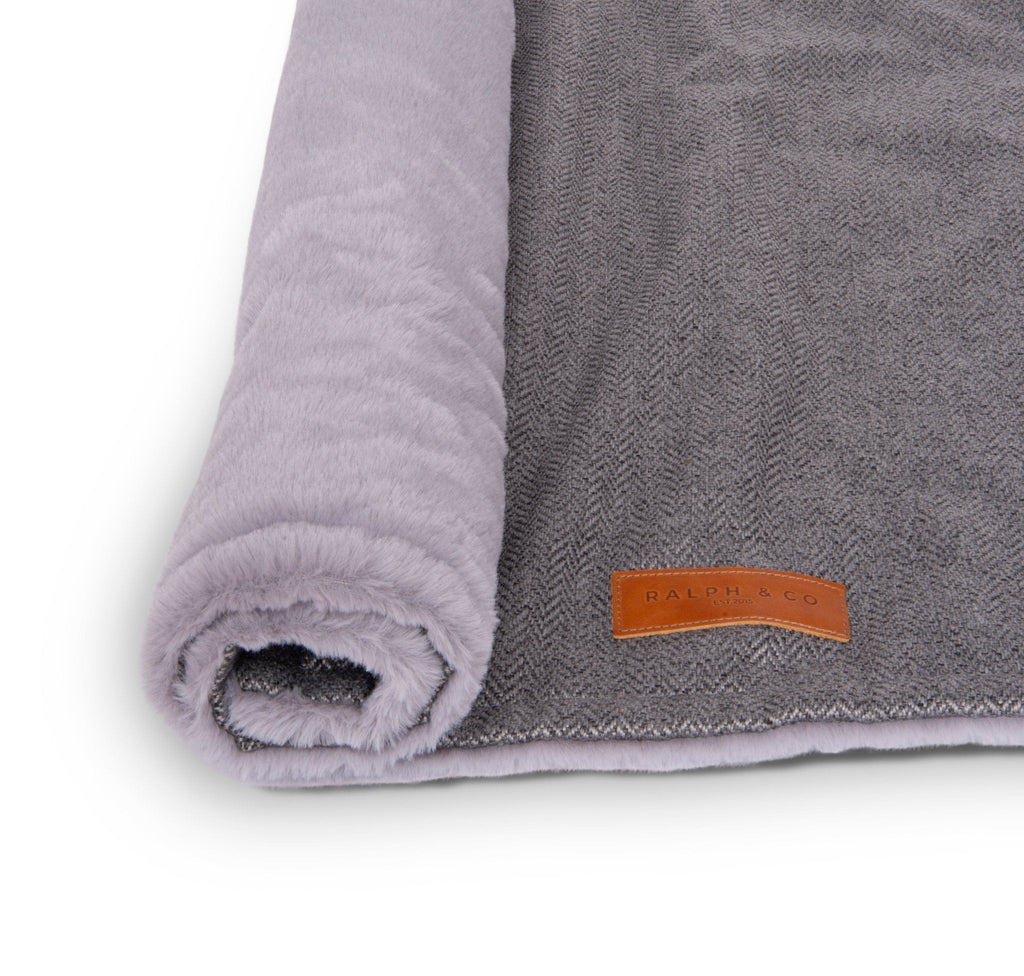The Balmoral Luxury Herringbone Reversible Dog Blanket