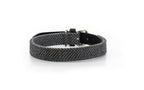 Ralph & Co Balmoral Grey Herringbone Leather Dog Collar