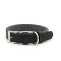Ralph & Co Balmoral Grey Herringbone Leather Dog Collar