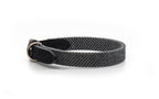 Ralph & Co Balmoral Grey Herringbone Leather Dog Collar