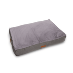 The Balmoral Luxury Herringbone Flat Pillow Dog Bed