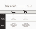 The Balmoral Luxury Herringbone Flat Pillow Dog Bed