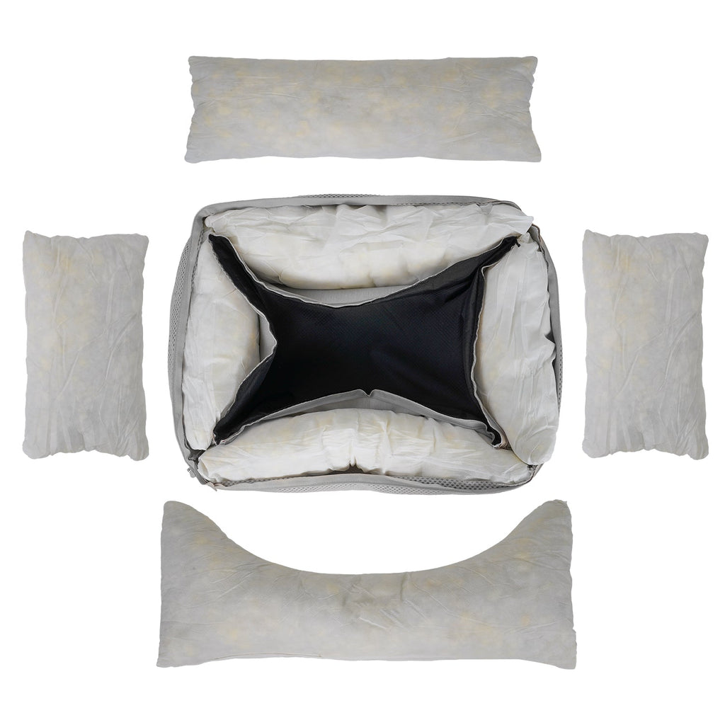 The Highclere Luxury Memory Foam Bolster Dog Bed