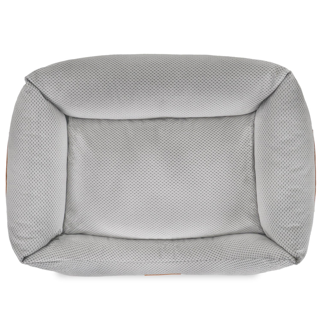 The Highclere Luxury Memory Foam Bolster Dog Bed