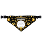 Additional view of Personalised Dog Scarf / Bandana - Custom Pet Photo & Name