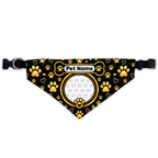 Additional view of Personalised Dog Scarf / Bandana - Custom Pet Photo & Name