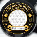 Additional view of Personalised Retractable Dog Lead - Custom Dog Photo & Name