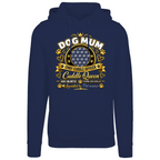 Additional view of Personalised Dog Mum Premium Heavy Hoodie - Custom Dog Photo & Name