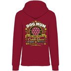 Additional view of Personalised Dog Mum Premium Zip Hoodie - Custom Dog Photo & Name