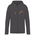 Additional view of Personalised Dog Mum Premium Zip Hoodie - Custom Dog Photo & Name