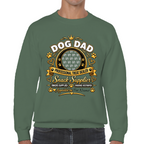 Additional view of Personalised Dog Dad Sweatshirt - Custom Dog Photo & Name Gift
