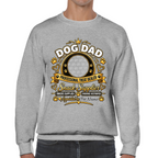 Additional view of Personalised Dog Dad Sweatshirt - Custom Dog Photo & Name Gift