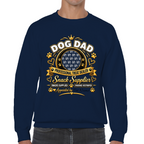 Additional view of Personalised Dog Dad Sweatshirt - Custom Dog Photo & Name Gift