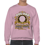 Additional view of Personalised Dog Dad Sweatshirt - Custom Dog Photo & Name Gift