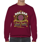 Additional view of Personalised Dog Dad Sweatshirt - Custom Dog Photo & Name Gift
