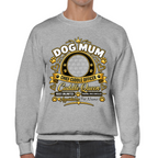 Additional view of Personalised Dog Mum Sweatshirt - Custom Dog Photo & Name Gift