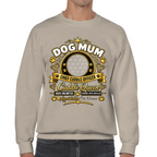 Additional view of Personalised Dog Mum Sweatshirt - Custom Dog Photo & Name Gift