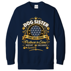 Additional view of Personalised Dog Sister Sweatshirt - Custom Dog Photo & Name