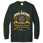 Additional view of Personalised Dog Sister Sweatshirt - Custom Dog Photo & Name