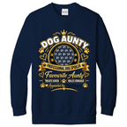 Additional view of Personalised Dog Aunty Sweatshirt - Custom Dog Photo & Name