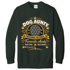 Additional view of Personalised Dog Aunty Sweatshirt - Custom Dog Photo & Name