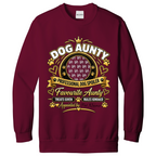 Additional view of Personalised Dog Aunty Sweatshirt - Custom Dog Photo & Name