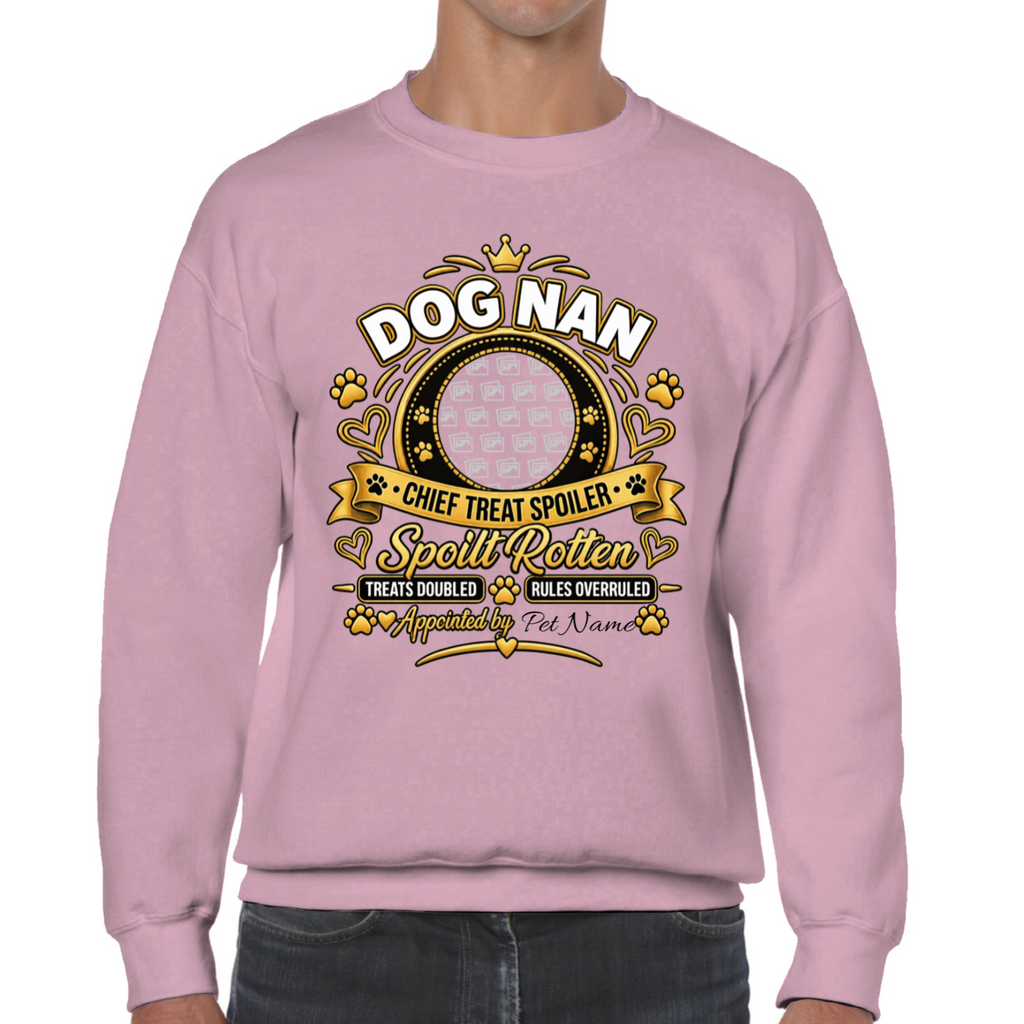 Personalised Dog Nan Sweatshirt - Custom Dog Photo & Name