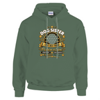 Additional view of Personalised Dog Sister Classic Hoodie - Custom Dog Photo & Name