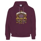 Additional view of Personalised Dog Sister Classic Hoodie - Custom Dog Photo & Name