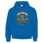 Additional view of Personalised Dog Sister Classic Hoodie - Custom Dog Photo & Name