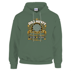 Additional view of Personalised Dog Aunty Classic Hoodie - Custom Dog Photo & Name