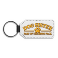 Dog Sister fixed-design faux leather keyring by The Ringo Pack