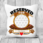 Personalised I Thought I Rescued My Dog Pillow – Male Dog