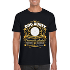 Personalised Dog Aunty T-Shirt – Custom Dog Photo & Name Gift