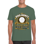 Personalised Dog Aunty T-Shirt – Custom Dog Photo & Name Gift