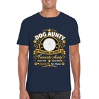 Personalised Dog Aunty T-Shirt – Custom Dog Photo & Name Gift