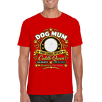 Personalised Dog Mum T-Shirt – Custom Dog Photo & Name Gift