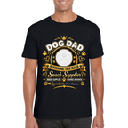 Personalised Dog Dad T-Shirt – Custom Dog Photo & Name Gift