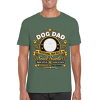 Personalised Dog Dad T-Shirt – Custom Dog Photo & Name Gift