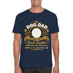 Personalised Dog Dad T-Shirt – Custom Dog Photo & Name Gift