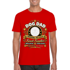 Personalised Dog Dad T-Shirt – Custom Dog Photo & Name Gift