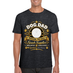 Personalised Dog Dad T-Shirt – Custom Dog Photo & Name Gift