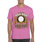 Personalised Dog Dad T-Shirt – Custom Dog Photo & Name Gift