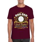 Personalised Dog Dad T-Shirt – Custom Dog Photo & Name Gift